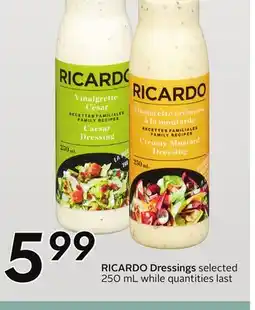 Sobeys Dressings offer