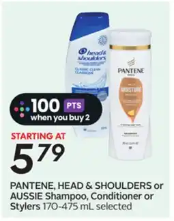 Sobeys Shampoo, Conditioner or Stylers offer