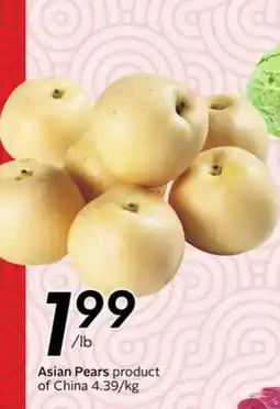 Sobeys Asian Pears offer