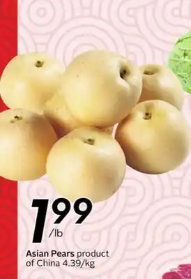 Sobeys Asian Pears offer