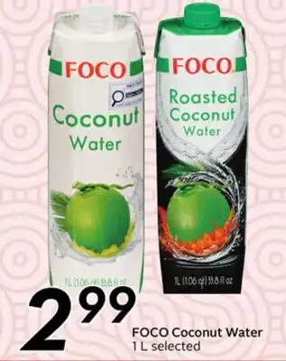 Sobeys FOCO Coconut Water offer