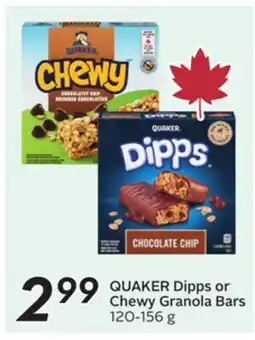 Sobeys Dipps or Chewy Granola Bars offer