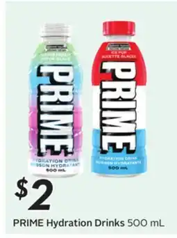 Sobeys PRIME Hydration Drinks offer