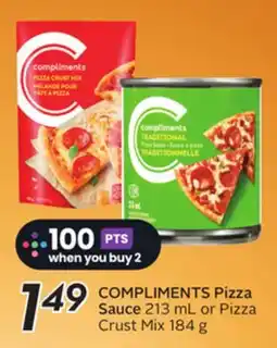 Sobeys COMPLIMENTS Pizza Sauce offer