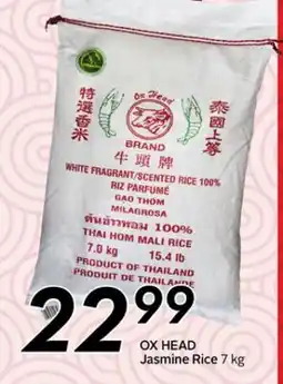 Sobeys OX HEAD Jasmine Rice offer