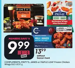 Sobeys COMPLIMENTS Frozen Chicken Wings offer