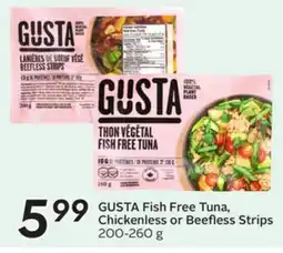 Sobeys Fish Free Tuna, Chickenless or Beefless Strips offer