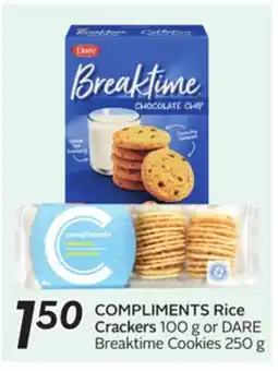 Sobeys COMPLIMENTS Rice Crackers offer