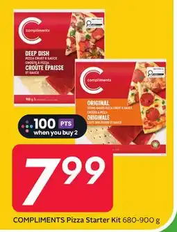 Sobeys COMPLIMENTS Pizza Starter Kit offer