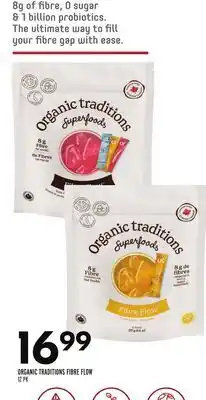 Sobeys ORGANIC TRADITIONS FIBRE FLOW offer
