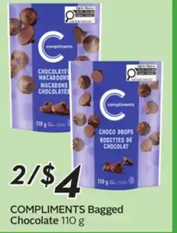 Sobeys COMPLIMENTS Bagged Chocolate offer