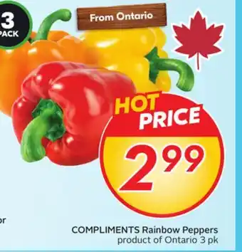 Sobeys COMPLIMENTS Rainbow Peppers offer