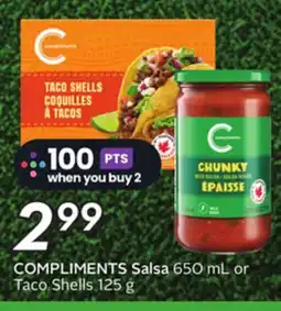 Sobeys COMPLIMENTS Salsa offer