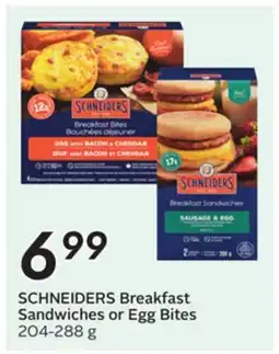 Sobeys Breakfast Sandwiches or Egg Bites offer