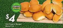 Sobeys Hot Dog or Burger Buns offer