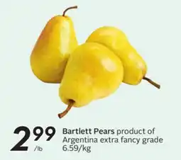 Sobeys Bartlett Pears offer