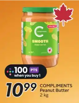 Sobeys COMPLIMENTS Peanut Butter offer