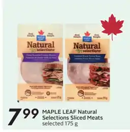 Sobeys Natural Selections Sliced Meats offer