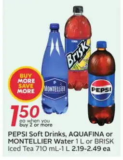 Sobeys Soft Drinks, Water offer