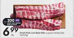 Sobeys Fresh Pork Loin Back Ribs offer