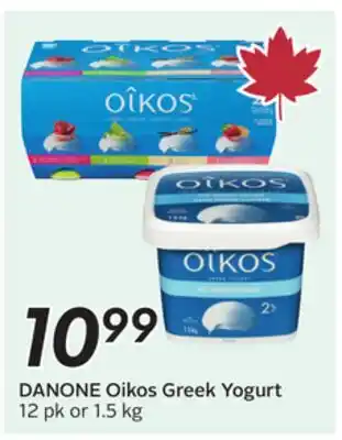 Sobeys Oikos Greek Yogurt offer