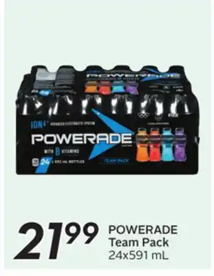 Sobeys POWERADE Team Pack offer
