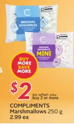 Sobeys COMPLIMENTS Marshmallows offer