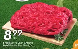 Sobeys Fresh Extra Lean Ground Beef Family Size offer
