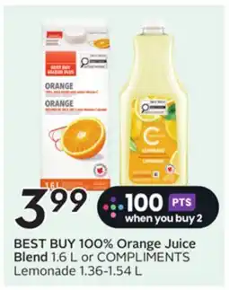 Sobeys 100% Orange Juice Blend offer