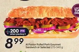 Sobeys Al Pastor Pulled Pork Gourmet Sandwich or Selected offer