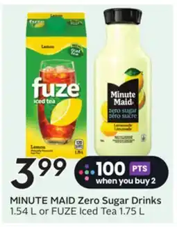 Sobeys Zero Sugar Drinks offer