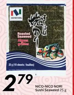Sobeys Sushi Seaweed offer