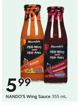 Sobeys Wing Sauce offer