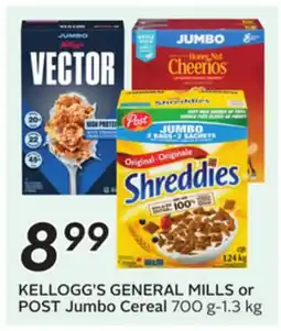 Sobeys GENERAL MILLS or Jumbo Cereal offer