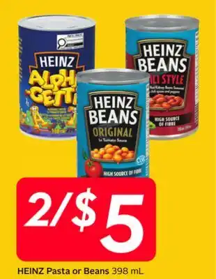 Sobeys Pasta or Beans offer