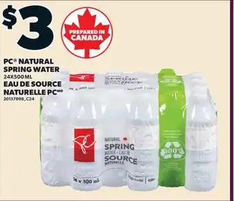 Valu-mart EAU DE SOURCE NATURELLE PC offer