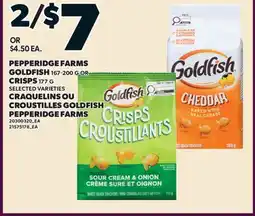Valu-mart CRAQUELINS 167-200 G OU CROUSTILLES GOLDFISH PEPPERIDGE FARMS 177 G offer