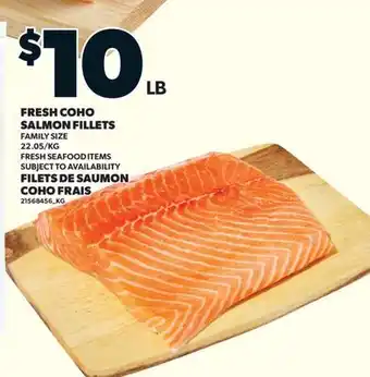 Valu-mart FILETS DE SAUMON COHO FRAIS offer
