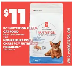 Valu-mart NOURRITURE POUR CHATS PC NUTRITION PREMIÈRE offer