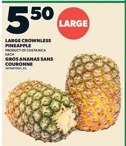 Valu-mart GROS ANANAS SANS COURONNE offer