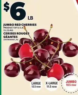 Valu-mart CERISES ROUGES GÉANTES offer