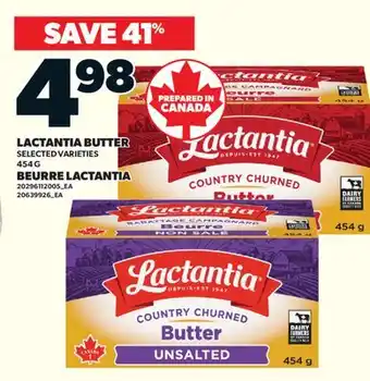 Valu-mart BEURRE LACTANTIA offer