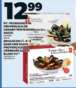 Valu-mart MOULES DE L'Î.-P.-É DANS UNE SAUCE PROVENÇALE OU CRÉMEUSE AU VIN BLANC PC offer