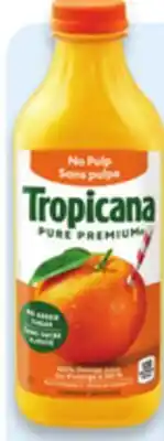 Walmart Tropicana Pure Premium orange juice offer