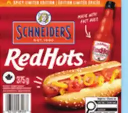 Walmart Schneiders hot dogs offer