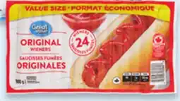 Walmart Great Value original hot dogs offer