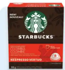 Walmart Starbucks Nespresso Vertuo coffee pods offer