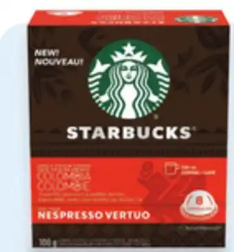 Walmart Starbucks Nespresso Vertuo coffee pods offer