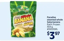 Walmart Paradise steamed whole Saba banana offer