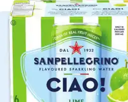 Walmart Sanpellegrino CIAO! flavoured sparkling water offer